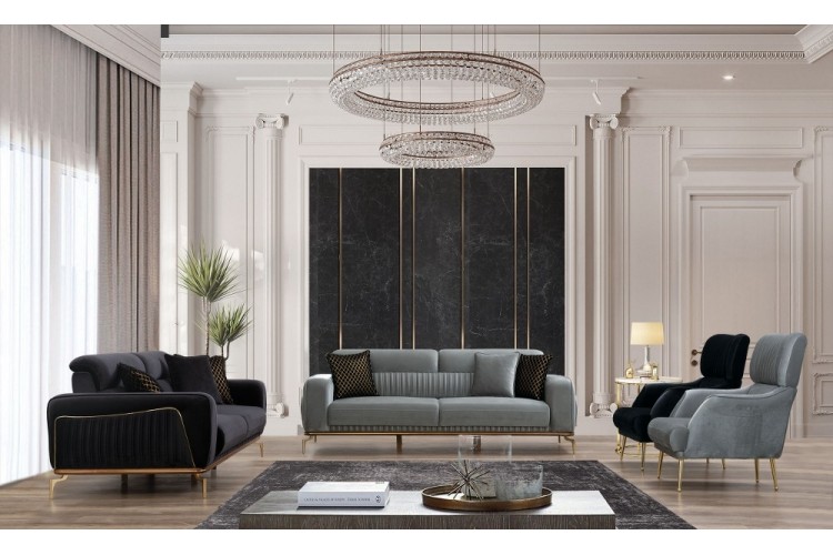 Lotus Antrasit Koltuk Takımı