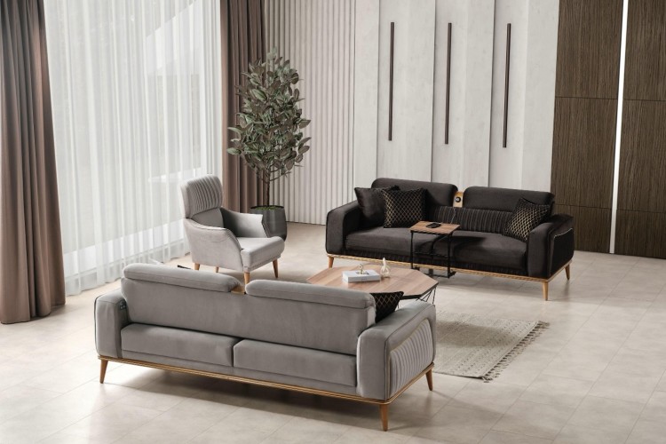 Lotus Ahşap Koltuk Takımı