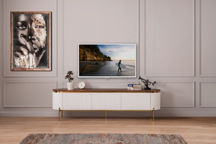 Tesla Ekru Gold Tv Ünitesi