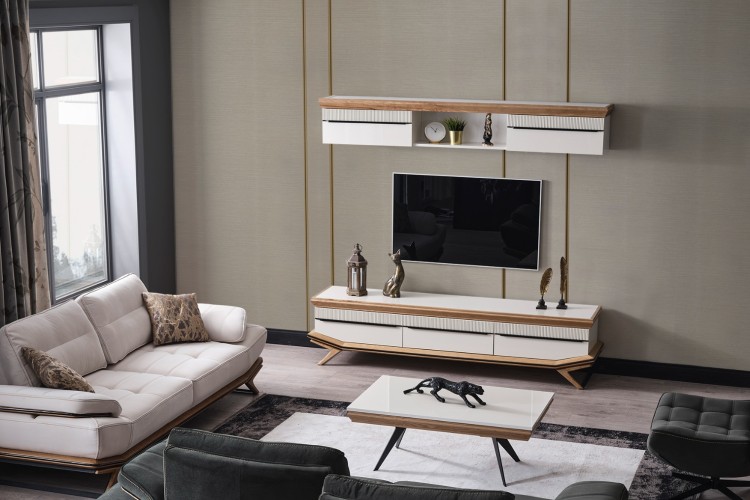 Elize Ahşap Tv Ünitesi