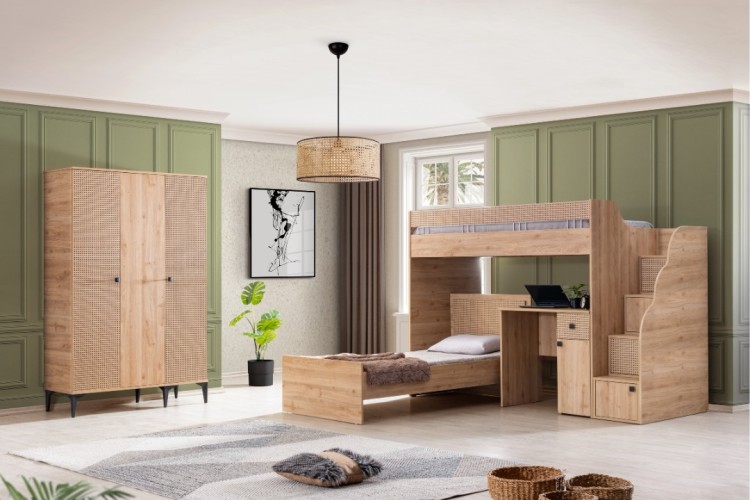 Rustik 3'lü Ranza Set