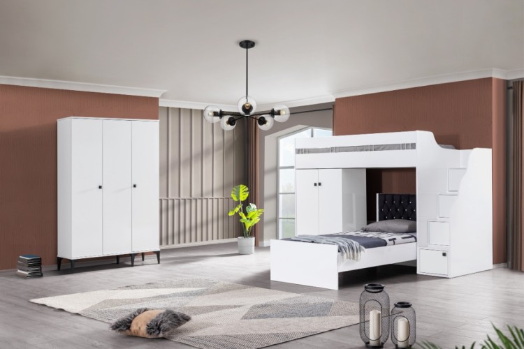 White 3'lü Ranza Set