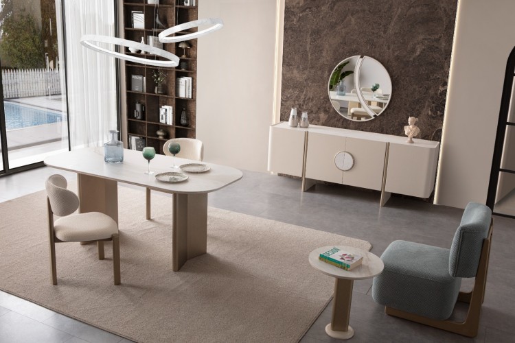 LUSSO Seramik Yemek Odası