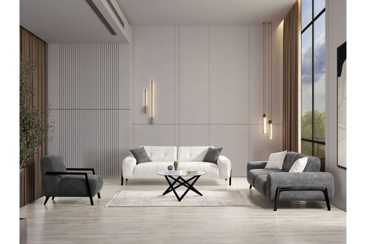 ROLEX Siyah Koltuk Takımı